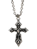 Cross stainless steel necklace for men Thorns Punk vintage style fashion jewelry