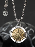 The Compass necklace for men  High speed rotation stainless steel pendant