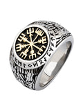 Nordic mythology Viking rune stainless steel  rings  for man and women  Index Ring fashion jewelry