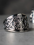 Nordic Valknut  Viking  rings stainless steel  man index ring Vintage  fashion jewelry