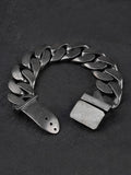 High quality punk  bracelet for men stainless steel Belt buckle fashion Jewelry