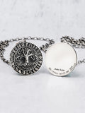 Nordic mythology Viking Life tree Silver necklace the sterling silver pendant for  Men