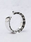 925 Sterling Silver open rings for man and women Vintage Roman Letters  fashion jewelry  mygrillz