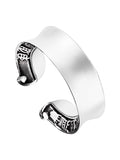 925 Sterling Silver open rings for man and women Vintage Roman Letters  fashion jewelry  mygrillz