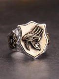 The Eye of Horus rings  for man and women S925 silver Index Ring fashion jewelry