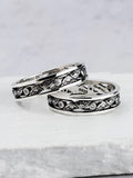 The Eye of Horus feather  S925  sterling Silver rings  for man and women  fashion jewelry