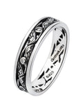 The Eye of Horus feather  S925  sterling Silver rings  for man and women  fashion jewelry