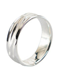 Water ripple  S925  sterling Silver rings  for man and women  fashion jewelry