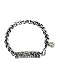 Brief O Hammer pattern   bracelet for men sterling Silver fashion Jewelry   mygrillz