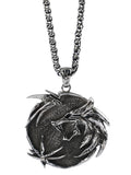 The Wizard Witcher necklace for men  wolf stainless steel pendant