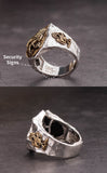 The Eye of Horus rings  for man and women S925 silver Index Ring fashion jewelry