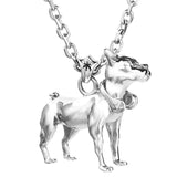 Dog pendant  for Unisex stainless steel French bulldog  necklaces jewelry   mygrillz