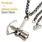 The   Stormbreaker necklace for men  hatchet stainless steel pendant   hippop street culture mygrillz