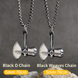 The   Stormbreaker necklace for men  hatchet stainless steel pendant   hippop street culture mygrillz