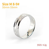 Water ripple  S925  sterling Silver rings  for man and women  fashion jewelry