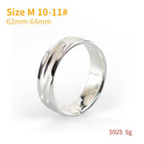 Water ripple  S925  sterling Silver rings  for man and women  fashion jewelry