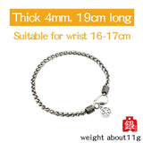 925 Silver Weaving Chain bracelet for men vintage fashion Jewelry  Thai Silver High quality  mygrillz