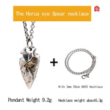 The Eye of Horus S925 Silver necklace for men  spear silver   pendant  Jewelry