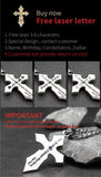 Cross stainless steel necklace for men Thorns Punk vintage style fashion jewelry