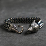 Viking Wolf  Stainless steel  bracelet  for Unisex