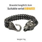 Viking Wolf  Stainless steel  bracelet  for Unisex