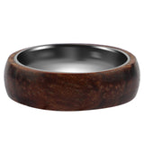 Sandalwood ring fashion male  ins red sandalwood handmade custom engraved ring