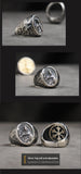 Spartacus Warriors sterling Silver Ring Male Ins Fashion Jewelry