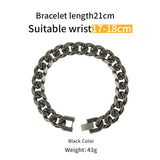 Hiphop  Chain   Stainless steel  bracelet for men Unisex