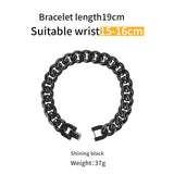 Hiphop  Chain   Stainless steel  bracelet for men Unisex