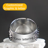 Vintage Juses  rings for man  Vintage  stainless steel  fashion jewelry