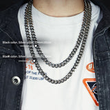 Cuban chain  Hip pop design men's women's necklace stainless steel fashion Jewelry