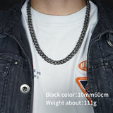 Cuban chain  Hip pop design men's women's necklace stainless steel fashion Jewelry