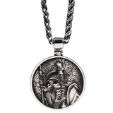 Spartacus Warriors stainless Steel Pendant  Male Ins  Necklace Jewelry