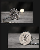 Spartacus Warriors stainless Steel Pendant  Male Ins  Necklace Jewelry