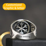 3D Tiger Sterling Silver Rings for man and women Inlaid zircon sculpture Fashion Jewelry