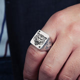 Spades Tiger  Sterling Silver Rings for man and women  Fashion Jewelry