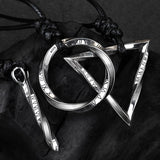 Time  Spear Mobius ins fashion men&#39;s and women&#39;s pendant sterling Silver Necklace