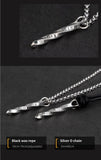 Time  Spear Mobius ins fashion men&#39;s and women&#39;s pendant sterling Silver Necklace