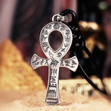 Egyptian Cross Pendant 925 Silver Anka necklace Trendy Men and Women Retro Jewelry