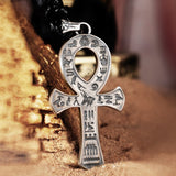 Egyptian Cross Pendant 925 Silver Anka necklace Trendy Men and Women Retro Jewelry