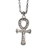 Egyptian Cross Pendant 925 Silver Anka necklace Trendy Men and Women Retro Jewelry