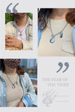 Tiger Stainless Steel Chain Necklaces for Women Men Long Hip Hop Necklace On The Neck Fashion Jewelry Accessories Friends Gifts