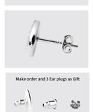 Barbell 925 Sterling Silver stud Earring Dumbbells for men and women fashion jewelry