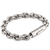 High quality Twist Link bracelet for men stainless steel fashion Jewelry can customized