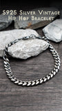 925 Silver bracelet for men vintage fashion Jewelry  Thai Silver High quality brief