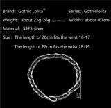 925 Silver bracelet for men women fashion Jewelry High quality brief